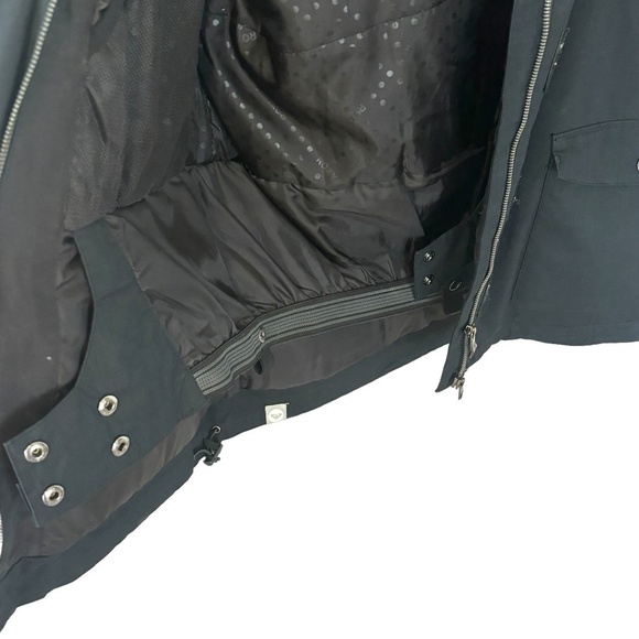 Roxy Black Slim Fit Hooded Winter Coat Jacket Winter Sport SZ Medium - Picture 10 of 14